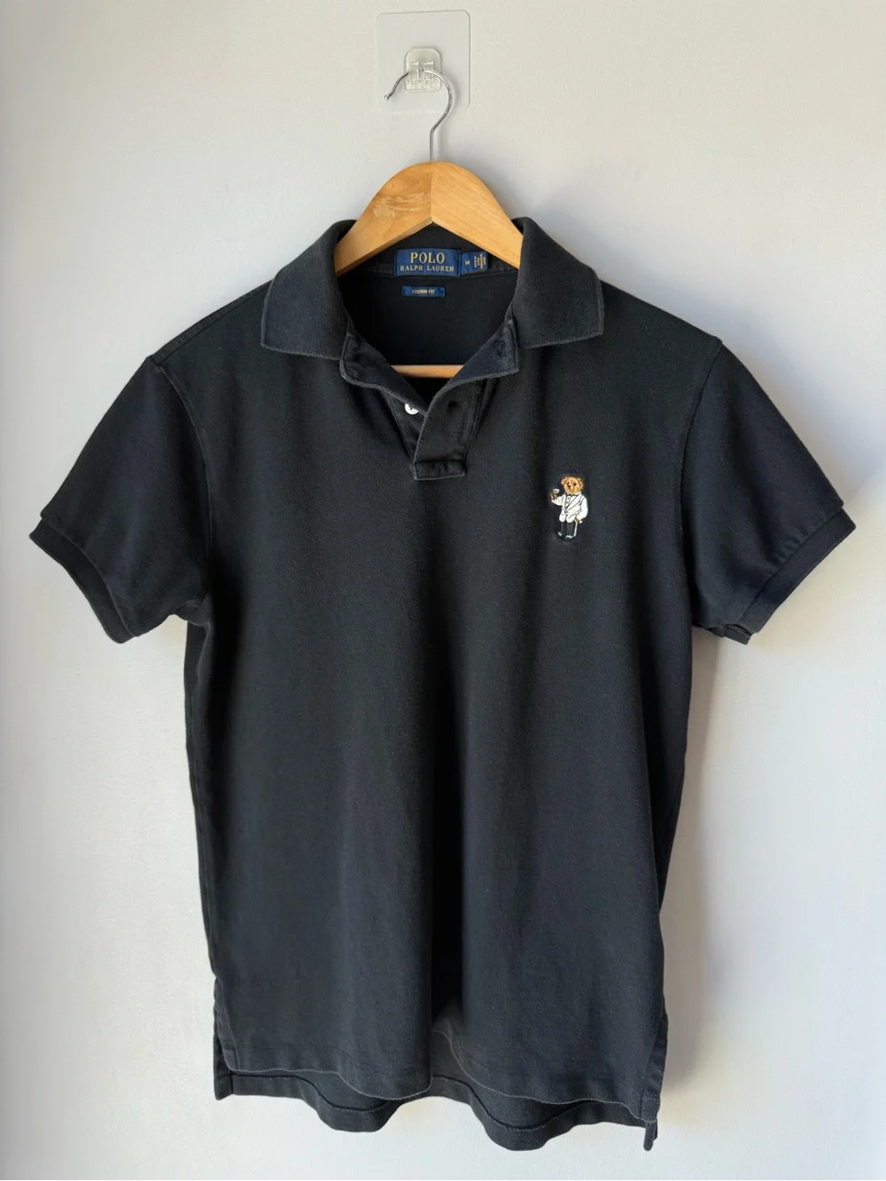 Ralph Lauren Polo Custom Fit Bear Mesh Polo